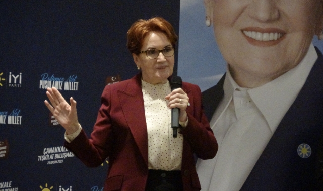 Akşener, İYİ Parti Çanakkale Belediye Başkanı Adayını açıkladı