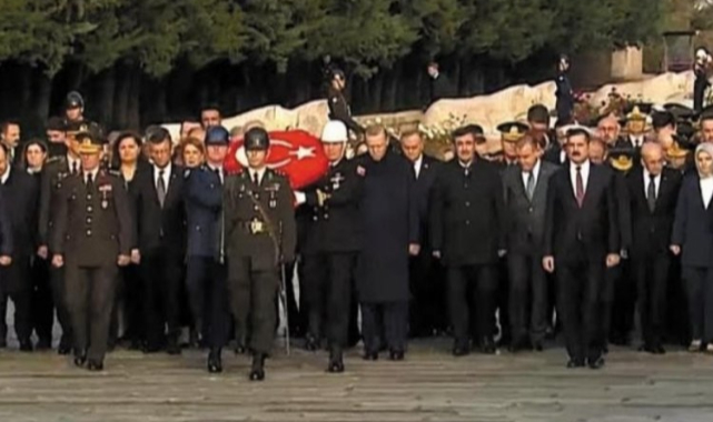 Anıtkabir'de 10 Kasım töreni düzenlendi