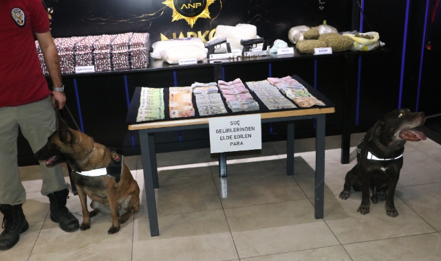 Ankara merkezli 32 ilde 'Narkogüç' operasyonunda, 102 kişi tutuklandı