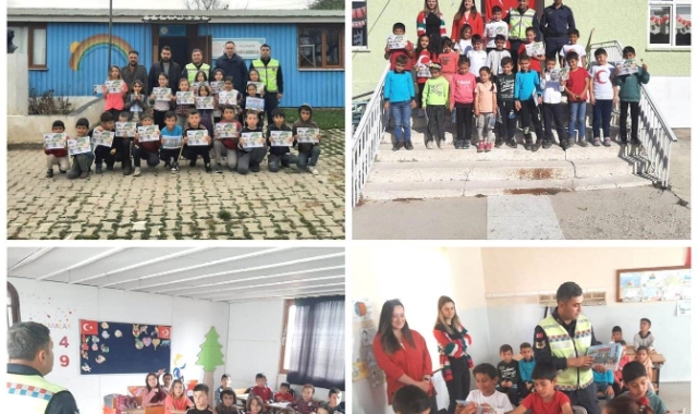 Aslanapa’da trafik güvenliği eğitimi