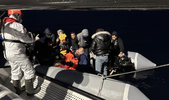 Aydın’da 38 düzensiz göçmen kurtarıldı
