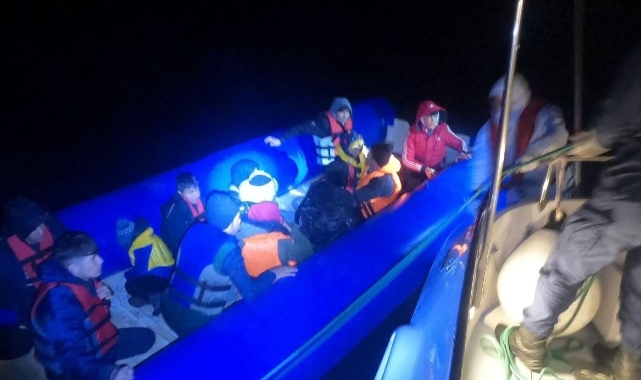 Ayvacık açıklarında 47 kaçak göçmen kurtarıldı