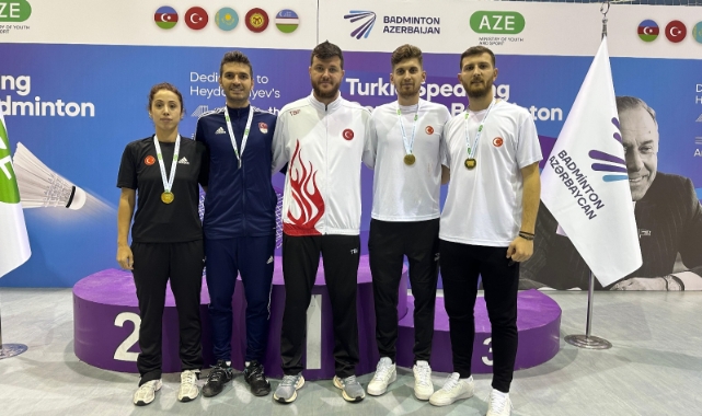 Badmintoncular Azerbaycan’dan 3 madalyayla döndü