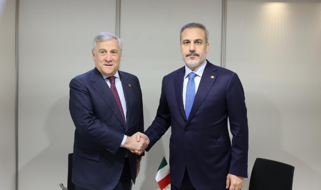 Bakan Fidan, İtalyan mevkidaşı Tajani ile görüştü