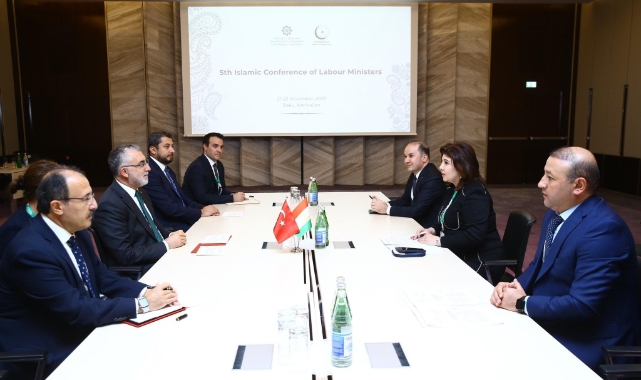 Bakan Işıkhan, Tacikistanlı mevkidaşı ile görüştü