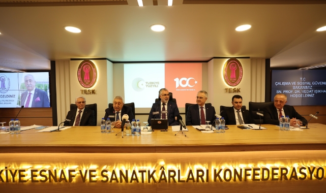 Bakan Işıkhan, TESK istişare toplantısına katıldı