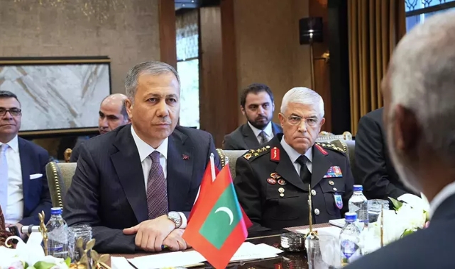 Bakan Yerlikaya Maldivler Cumhurbaşkanı ile görüştü