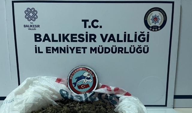 Bandırma'da uyuşturucu operasyonu