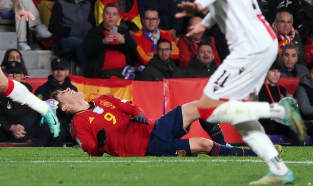 Barcelona, Gavi'nin sağ ön çapraz bağının yırtıldığı açıkladı