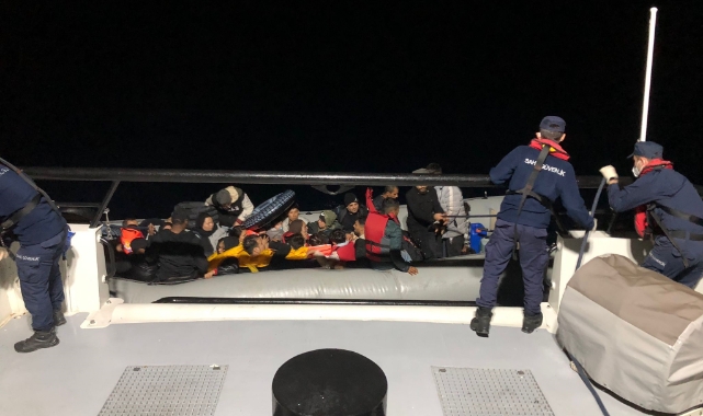 Bodrum'da 87 düzensiz göçmen kurtarıldı