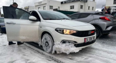 Bodrum'da beyaz köpük alarmı! Kimse ne olduğunu anlamadı