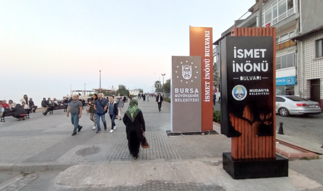 Bursa Büyükşehir ve Mudanya Belediyesi arasında tabela krizi!