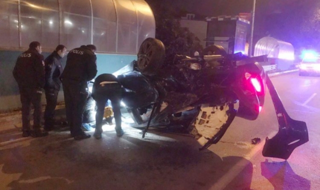 Bursa'da bindiği otomobil sonu oldu!