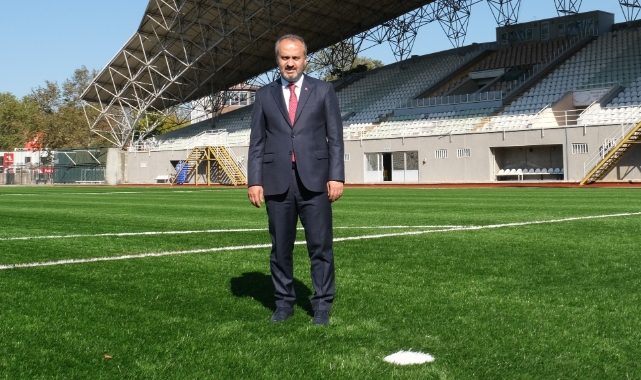 Bursa'da futbol sahaları yenileniyor