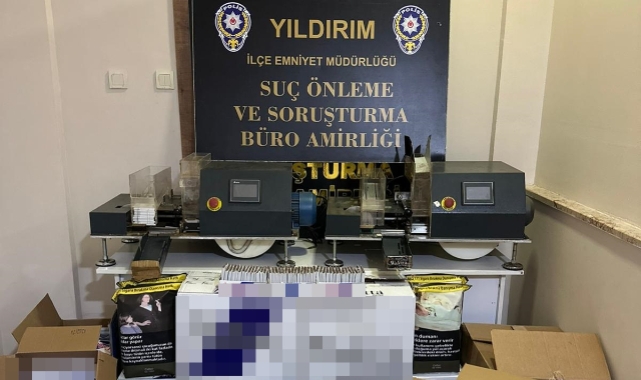 Bursa'da 'kaçak tütün' operasyonu