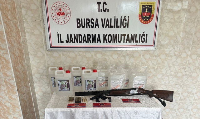 Bursa'da kaçak alkol operasyonu