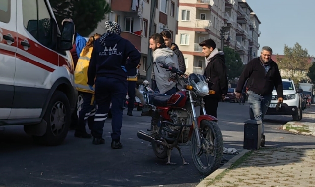 Bursa'da kaza geçirdi, acısını unutup bilgisayarını sordu