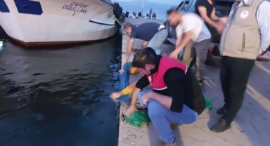 Bursa'da kum şırlanı avcıları kıskıvrak yakalandı!