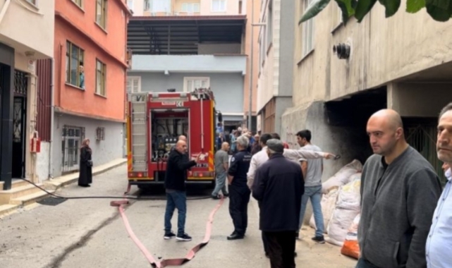 Bursa'da sinir krizi geçirdi, evi ateşe verdi!