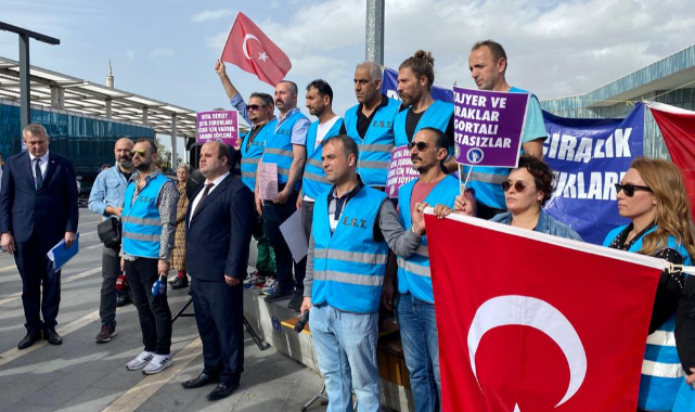 Bursa'da staj ve çıraklık sigortası mağdurları meydanlara indi!