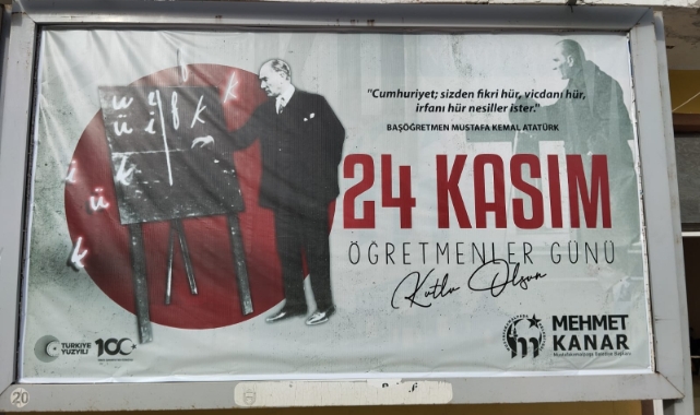 Mustafakemal Paşa Belediyesi'nden afiş açıklaması!