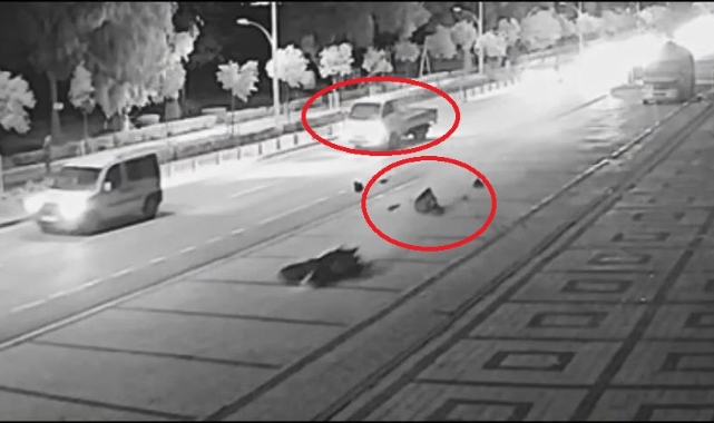 Bursa'da ters yönde giden motosikletli ölümden döndü