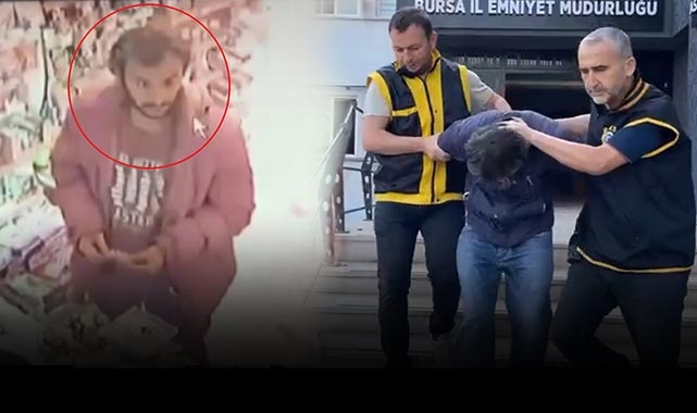 Bursa'daki biber gazlı saldırganı gözleri ele verdi