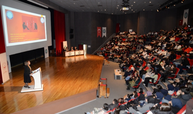 BUÜ'de 'Cumhuriyetin 100. Yılında Şiddete Karşı Ses Ol' konulu panel