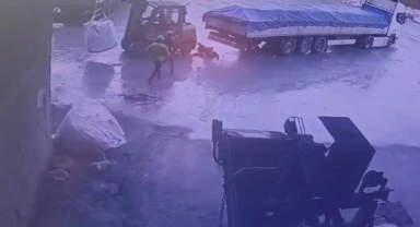 Çimento fabrikasında kahreden ölüm