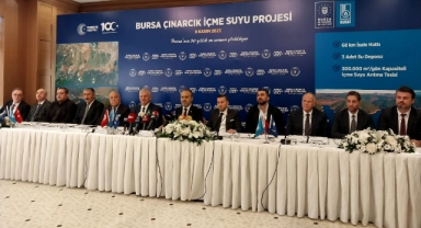 Çınarcık İçme Suyu Projesi'nin imza töreni yapıldı