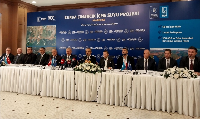 Çınarcık İçme Suyu Projesi'nin imza töreni yapıldı