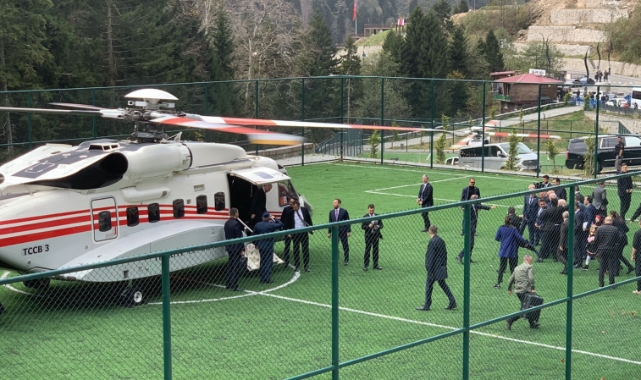 Cumhurbaşkanı Erdoğan, Ayder Yaylası’nda