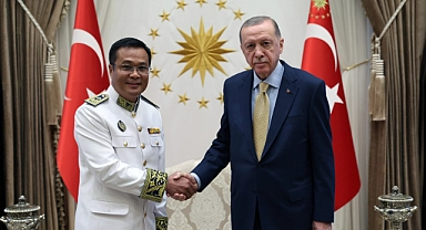 Cumhurbaşkanı Erdoğan, Kamboçya Büyükelçisi Sok'u kabul etti
