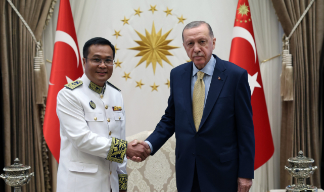 Cumhurbaşkanı Erdoğan, Kamboçya Büyükelçisi Sok'u kabul etti