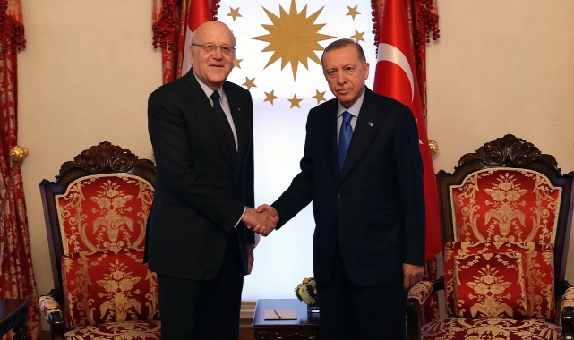 Cumhurbaşkanı Erdoğan, Lübnan Başbakanı'nı kabul etti