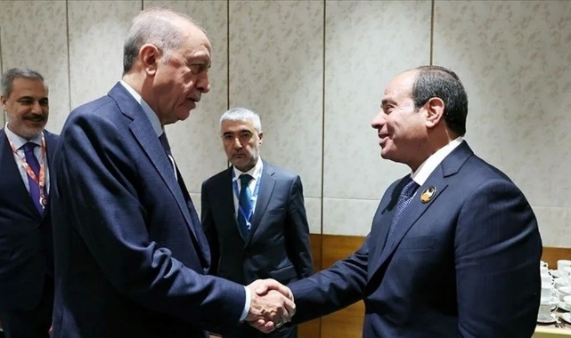 Cumhurbaşkanı Erdoğan, mevkidaşı Sisi ile görüştü