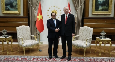 Cumhurbaşkanı Erdoğan, Vietnam Başbakanı Chinh ile görüştü
