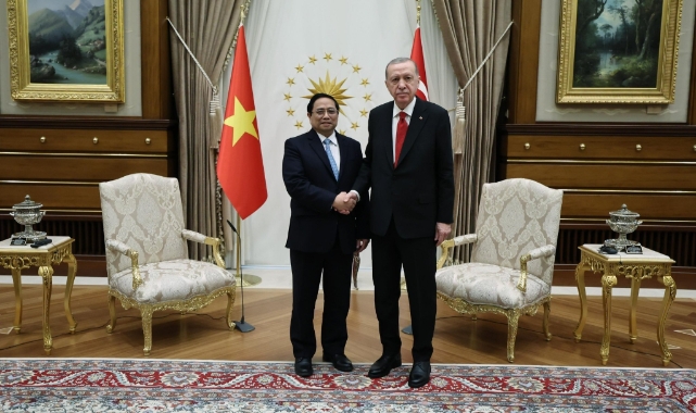 Cumhurbaşkanı Erdoğan, Vietnam Başbakanı Chinh ile görüştü