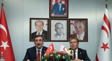 Cumhurbaşkanı Yardımcısı Yılmaz'dan KKTC'de önemli temaslar