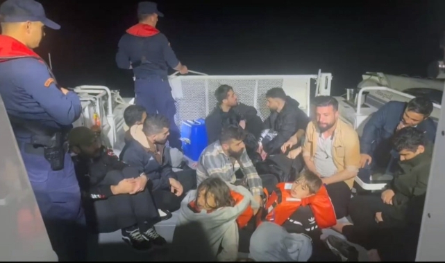 Datça’da 45 düzensiz göçmen yakalandı, 31 göçmen kurtarıldı