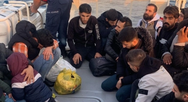 Datça'da 93 kaçak göçmen kurtarıldı