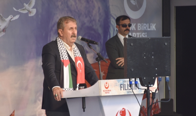 Destici: "İsrail'i destekleyenler cinayetlerin suç ortağıdır"