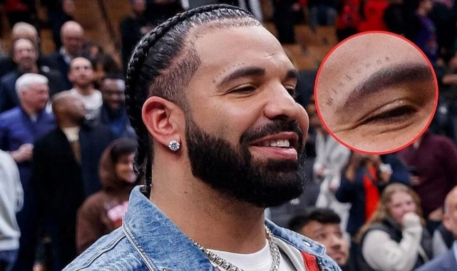 Drake yüzüne dövmeyle miskin yazdırdı