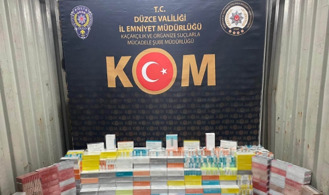 Düzce'de 32 adet elektronik sigara ele geçirildi