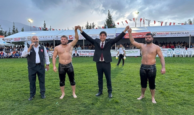 Fethiye'de yağlı güreşlerin kazananı belli oldu
