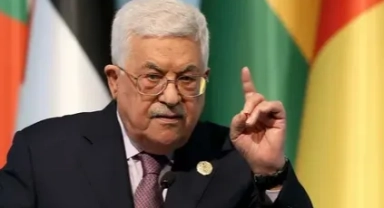 Filistin Devlet Başkanı Abbas'ın konvoyu vuruldu!