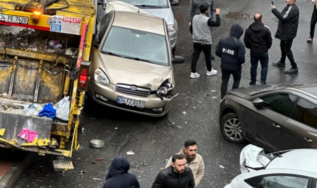 Freni boşaldı, sokağı savaş alanına çevirdi
