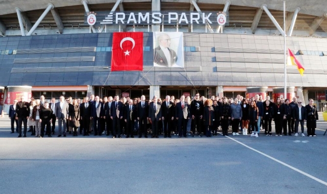Galatasaray, Mustafa Kemal Atatürk'ün vefatının yıl dönümünde anma töreni düzenledi