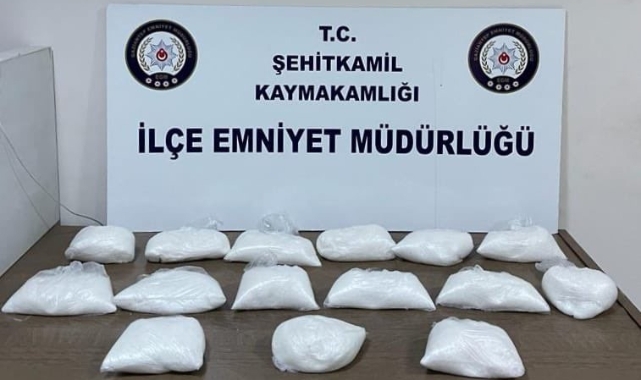 Gaziantep'te uyuşturucu operasyonu!