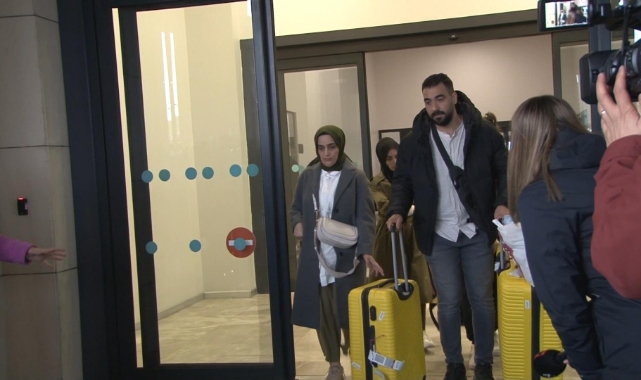 Gazze'den tahliye edilen 44 Türk İstanbul'da